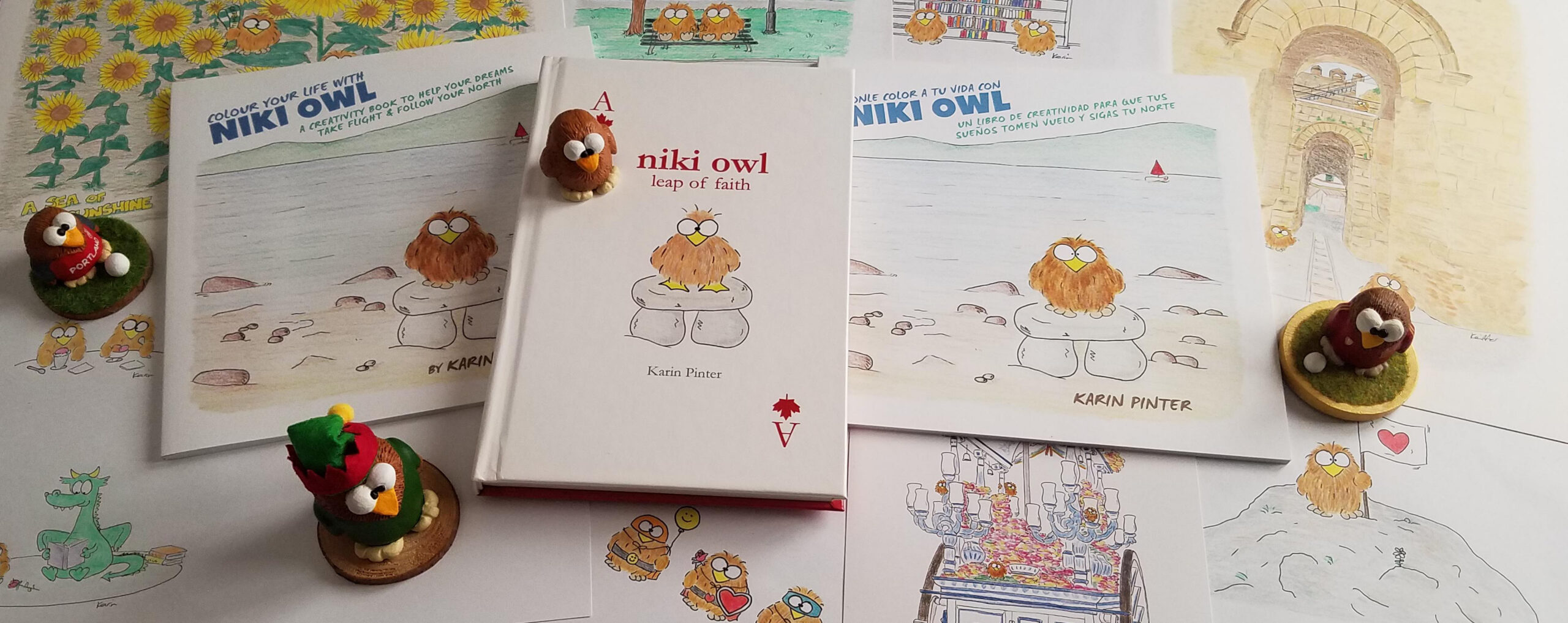 Niki Owl Gifts, Books and Cartoons